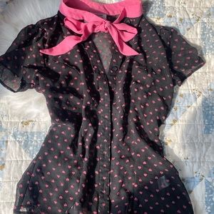 Unique Vintage Heart Top
